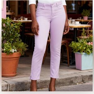 NYDJ lavender Straight Leg Jeans